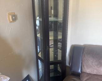 China cabinet with light