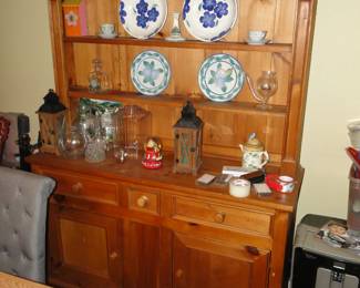 Custom Made Hutch and whatever is on it