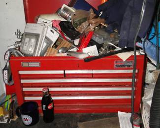 Craftsman tool box, loaded garage