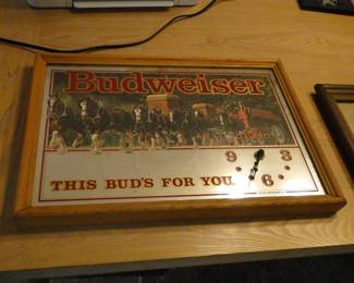 Budweiser clock