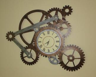 Steampunk style clock