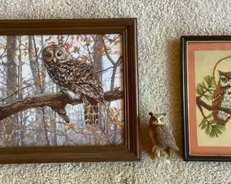 Cross Stitched Owl  More