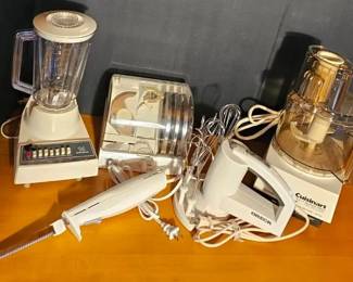 Cuisinart Food Processor, Oreck Hand Mixer  More