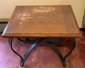 Project Wood  Metal End Table