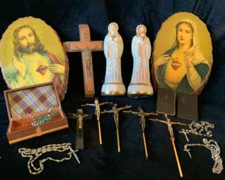 Starlite Figurine Lamps, Rosaries, Crosses  More