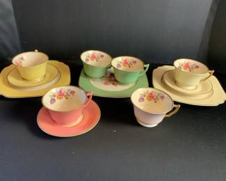 Old Ivory Syracuse Tea Cups  More