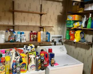 Mystery Lot Of Cleaning  Laundry Supplies