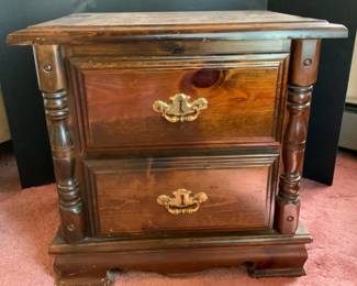 Wood Nightstand