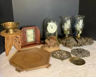 Wood  Brass Home Decor  More