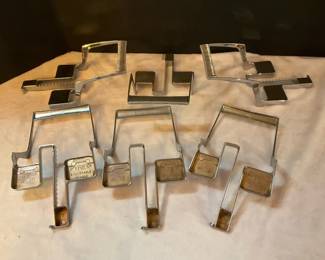 Three Sets Of Pyrex Cradles