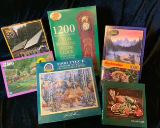 Puzzles Including A Working Clock