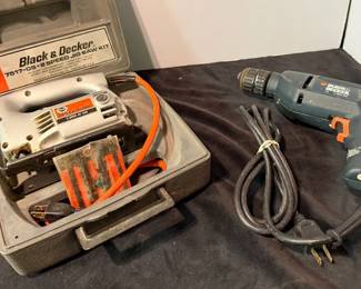 Black  Decker Jigsaw  Drill