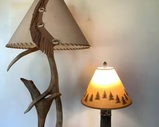 Elk Antler Lamp Plus One