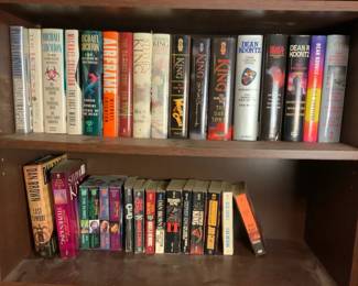 Books Including Lord Of The Rings, King, Koontz,  Crichton