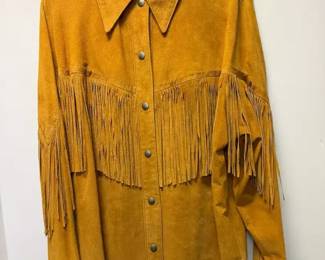 Frontier Collection Suede Leather Shirt