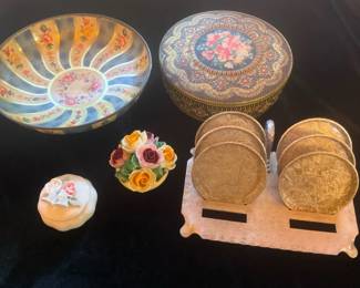 Variety Of Vintage Home Decor Items