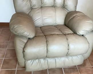 JCH Leather Rocker Recliner