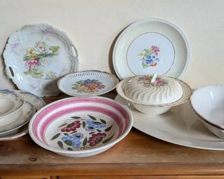 Misc. Vintage Plates  Serving Dishes
