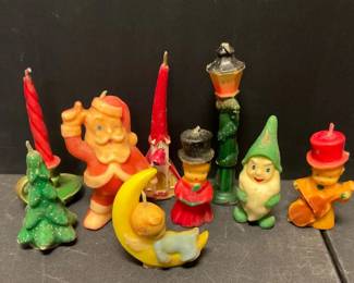 Vintage Holiday Candles
