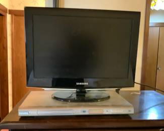 Samsung 19 TV  Phillips DVD Player