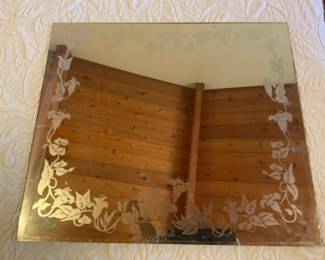 Etched Wall Mirror