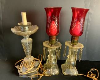 Three Vintage Table Lamps