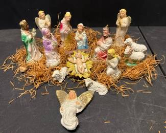 Vintage Italian Nativity