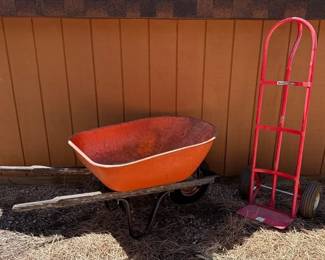 Wheel Barrel  Hand Truck Lot