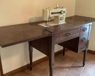 Kenmore Sewing Machine In Cabinet