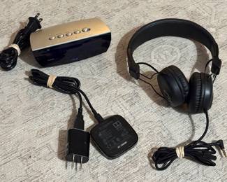 JLAB Studio Wired On-Ear Black Headphones  &  Phonak TV Connector V2 Sonova AG Digital Wireless Audio Streamer for Hearing Aids