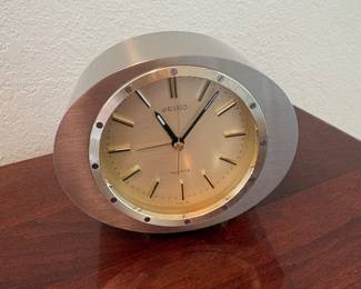 Vtg Seiko Quartz Bedside Clock