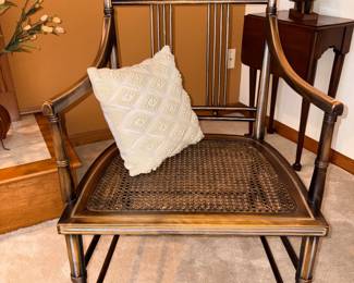 1950’s English Regency Faux Bamboo Side Chair