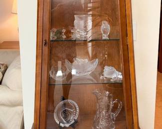 Obelisk Lighted Curio Cabinet!