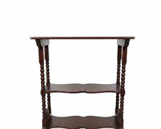 Victorian Three-Tiered Whatnot Shelf