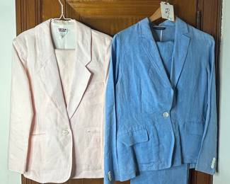 Rodier Paris & Lands' End Blazer and Pants Suits