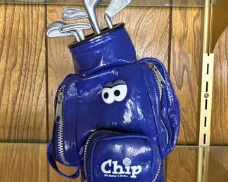 PlayTronix "Chip the Hacker's Heckler" Animated Golf Bag