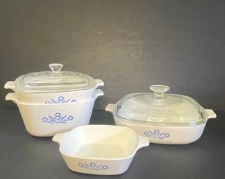 CorningWare Blue Cornflower Casserole Dishes