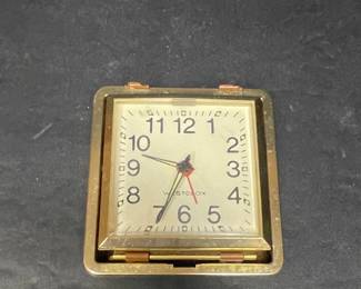 Vintage Westclox Folding Travel Alarm Clock