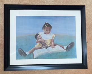 "Girl with Doll" by R. Mosley