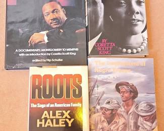 MLK Jr. Biography, Coretta Scott King Memoir, Alex Haley's Roots, and Negro Troops in WWII