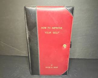 Hugh R. High "How to Improve Your Golf" Flask Set