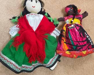 Handmade Mexican Folk Art Dolls