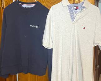 Vtg Tommy Hilfiger Sweatshirt and Polo Shirt