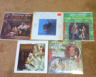 Christmas Vinyl Records Collection