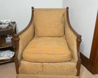 Vintage Louis XVI Style Bergere Armchair