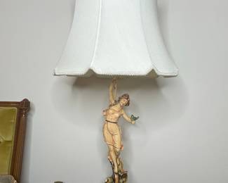 Louis L&F Moreau Style Figural Table Lamp