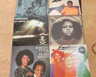 Assorted Vinyl Records Collection