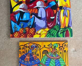 Haitian Folk Art Paintings 