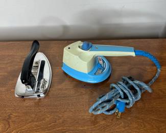 Sunbeam "Steam-O-Matic" Travel Iron and Valiant Travel Iron