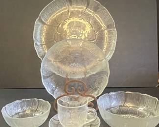 Arcoroc Fleur Glass Dinnerware Collection